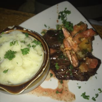 Martin Fierro Restaurant - And finally my friends lunch special, the grilled flank steak and shrimp with smashed potatoes. Only $12 you can't beat that. - Steakhouses Near Me - Naples, Florida Martin Fierro Restaurant - And finally my friends lunch special, the grilled flank steak and shrimp with smashed potatoes. Only $12 you can't beat that. - Steakhouses Near Me - Naples, Florida