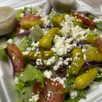 Olive Oil's Pizzeria - Greek salad large - Pizza Near Me - Garland, Texas Olive Oil's Pizzeria - Greek salad large - Pizza Near Me - Garland, Texas