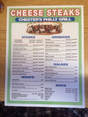 Menu photo 7 Chester's Philly Grill Aurora, CO Menu photo 7 Chester's Philly Grill Aurora, CO