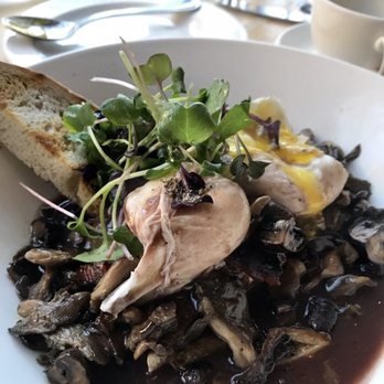 Tilikum Place Cafe - Exquisite mushrooms with poached eggs. - New American Near Me - Seattle, Washington Tilikum Place Cafe - Exquisite mushrooms with poached eggs. - New American Near Me - Seattle, Washington