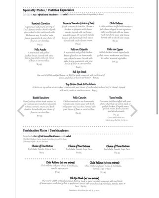 Menu photo 3 Estrella's Fallbrook, CA