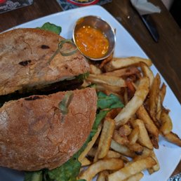 Burger ! Bread is from Cobbs. Burger ! Bread is from Cobbs.