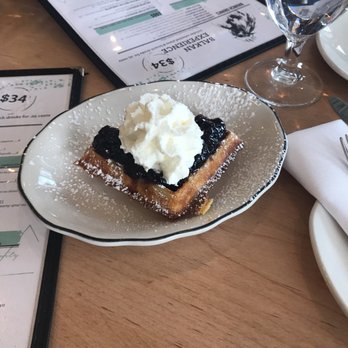 AMBAR Restaurant, Clarendon - Blueberry waffle!!! Yummy - Modern European Near Me - Arlington, Virginia AMBAR Restaurant, Clarendon - Blueberry waffle!!! Yummy - Modern European Near Me - Arlington, Virginia