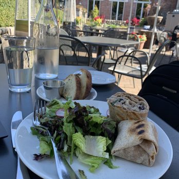 Oak + Almond - Pulled Organic Chicken Wrap Lunch - New American Near Me - Norwalk, Connecticut Oak + Almond - Pulled Organic Chicken Wrap Lunch - New American Near Me - Norwalk, Connecticut
