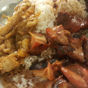 Asian Panda - Black pepper chicken and bourbon chicken  SO delicious!! - Chinese Near Me - New Orleans, Louisiana
