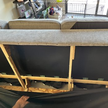 Living Spaces - Poor foundation, How is this supposed to hold up anything. - Furniture Stores Near Me - Irvine, California Living Spaces - Poor foundation, How is this supposed to hold up anything. - Furniture Stores Near Me - Irvine, California