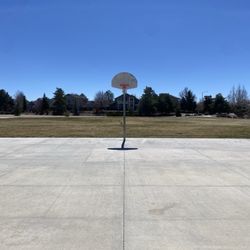 Basketball hoop.