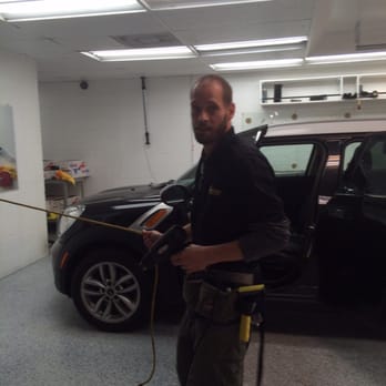 Sun Stoppers - Brett working on my Sasha! - Home Window Tinting Near Me - Charlotte, North Carolina