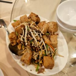 Dim Sum Palace - Shredded Roast Duck Stir-Fried Turnip Cake With Shrimp in XO Sauce. Best of the evening