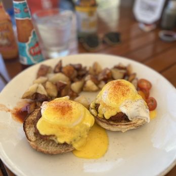 The Beachcomber - Crabcake Benedict - Seafood Near Me - Newport Beach, California The Beachcomber - Crabcake Benedict - Seafood Near Me - Newport Beach, California