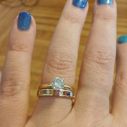 Love my custom wedding band that Laura designed for me! It turned out even better than I had envisioned it.