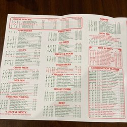Top China Restaurant - Menu