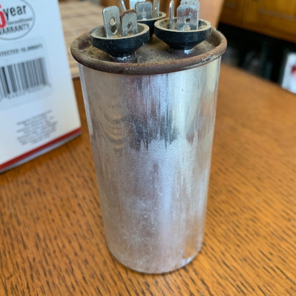 Jb Air - Old rusted out capacitor. - Heating & Air Conditioning/HVAC Near Me Jb Air - Old rusted out capacitor. - Heating & Air Conditioning/HVAC Near Me