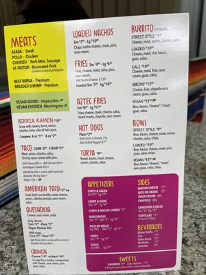 Menu photo 8 Taco Bros Farmington Hills, MI