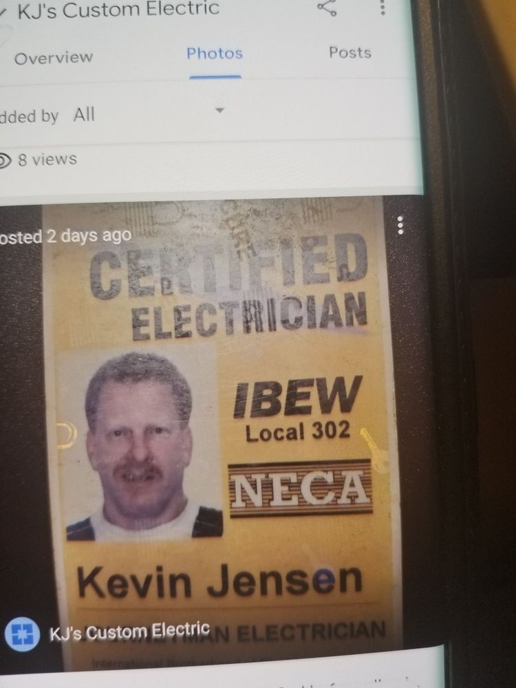 Slide of KJ's Custom Electric