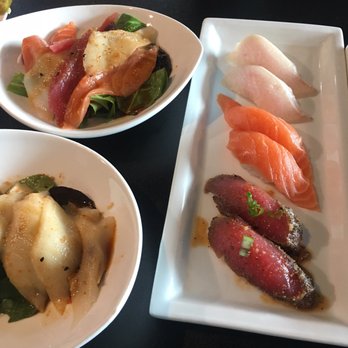 Taizzi Sushi - Katy - White-o, sashimi salad, pepper tuna, hamachi, salmon - Sushi Bars Near Me - Katy, Texas Taizzi Sushi - Katy - White-o, sashimi salad, pepper tuna, hamachi, salmon - Sushi Bars Near Me - Katy, Texas