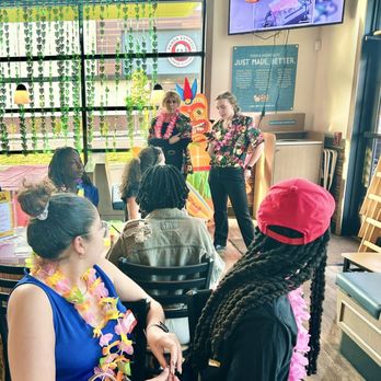 Elite Event: PDQ Chicken Marlton - Staff sharing the history of the business. - Yelp Events Near Me - Evesham, New Jersey