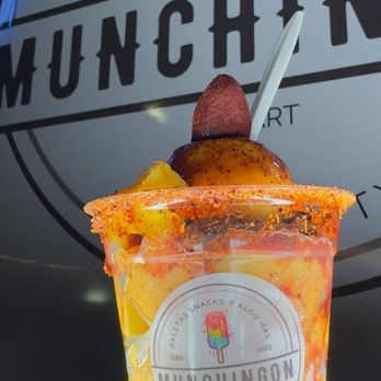 Munchingon - a cup of ice cream with a cherry on top - Ice Cream & Frozen Yogurt Near Me - Burleson, Texas