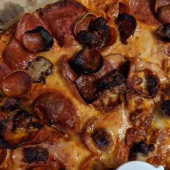Mountain Mike's Pizza - Burnt meat. - Pizza Near Me - Walnut Creek, California Mountain Mike's Pizza - Burnt meat. - Pizza Near Me - Walnut Creek, California