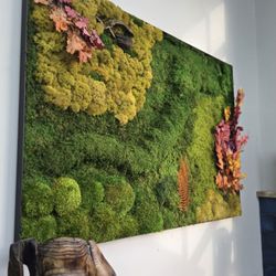 Leaf Stone & Steel - Beautiful Moss artwork