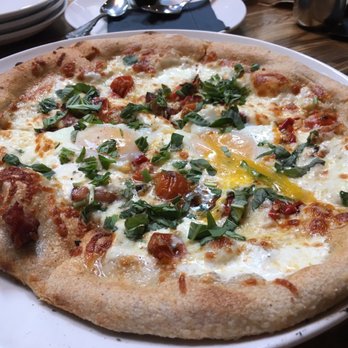 Hundred Proof - Egg flatbread pizza - San Diego, CA