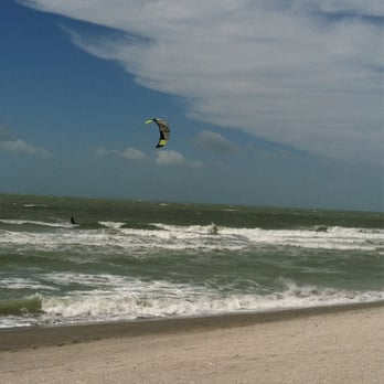 Turtle Beach - Kite boarders during hurricane Sandy's visit - Beaches Near Me