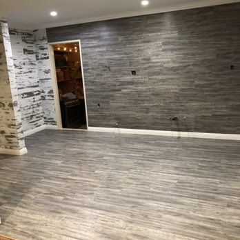 Charlie's Flooring - Luxury Vinyl plank on floor and walls - Flooring Near Me