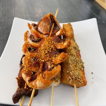 Wok Bar - Mushroom Skewer, Squid Skewer, Fish Cake Skewer - Szechuan Near Me - Fort Lee, New Jersey Wok Bar - Mushroom Skewer, Squid Skewer, Fish Cake Skewer - Szechuan Near Me - Fort Lee, New Jersey