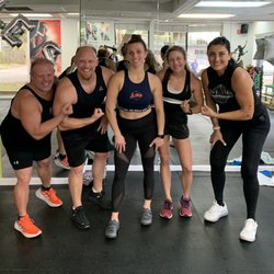 Some of our unique and amazing LesMills Body Pump instructors.