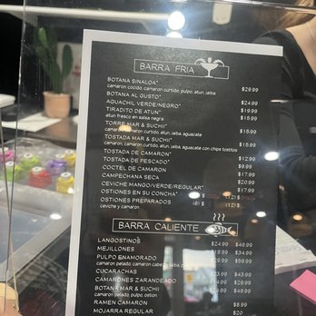 Mar & Suchii - Menu - Seafood Near Me - Chicago, Illinois