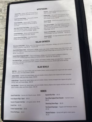 Menu photo 5 Moonstone Beach Bar & Grill Cambria, CA