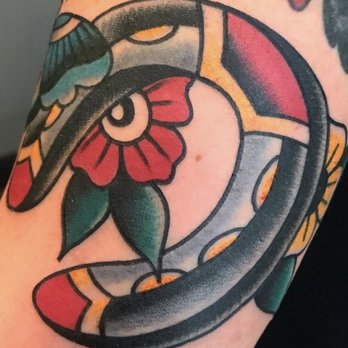 Port Side Tattoo - Horseshoe by Tim - Tattoo Near Me - San Diego, California Port Side Tattoo - Horseshoe by Tim - Tattoo Near Me - San Diego, California