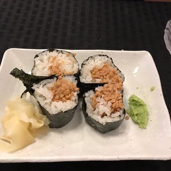 Sushi Murayama - Natto roll- couldn't even get something simple right. Uneven amounts of natto in each piece and overall messy. - Sushi Bars Near Me - Honolulu, Hawaii Sushi Murayama - Natto roll- couldn't even get something simple right. Uneven amounts of natto in each piece and overall messy. - Sushi Bars Near Me - Honolulu, Hawaii