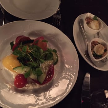 The Cavalier - Heirloom Tomato and Burrata Salad - New American Near Me - San Francisco, California