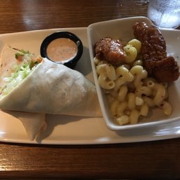 Chicken Wrap W/Mac & Cheese Combo Chicken Wrap W/Mac & Cheese Combo