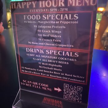 Miniboss - Happy Hour Menu (4/2022) - Bars Near Me - San Jose, California Miniboss - Happy Hour Menu (4/2022) - Bars Near Me - San Jose, California