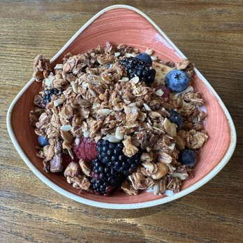 Convivo Restaurant and Bar - Greek yogurt with berries & pecan granola is large & good - Bars Near Me - Santa Barbara, California Convivo Restaurant and Bar - Greek yogurt with berries & pecan granola is large & good - Bars Near Me - Santa Barbara, California