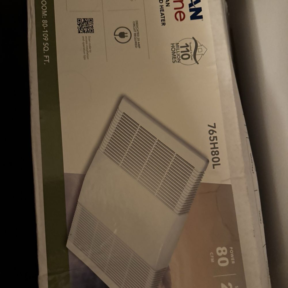 Ventilation fan and heater Ventilation fan and heater