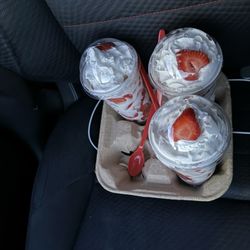 Fruta Fresca - Fresas con crema