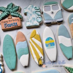Sweets for Belle - 1st birthday surf theme