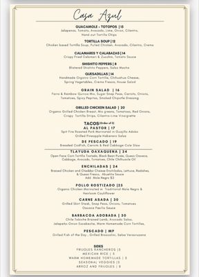 Menu photo 6 Casa Azul Brooklyn, NY