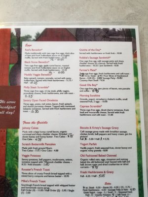 Menu photo 2 Red Rooster Cafe Enterprise, OR Menu photo 2 Red Rooster Cafe Enterprise, OR