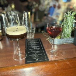 Daddy Tom’s Cocktail Lounge - Expresso martini & Manhattan