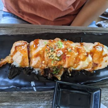 Sushi R91 - Baked salmon roll: $14 - Japanese Near Me - Riverside, California