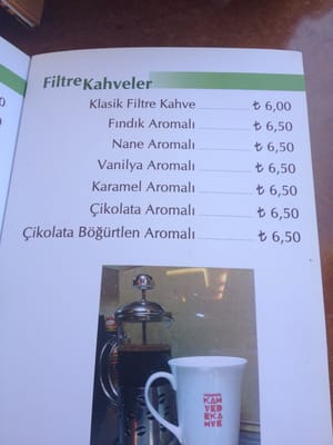 Menu photo 2 Kahve Dekahve İzmir, 35