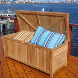 Windsor Teak Furniture - Nantucket Teak Deck Storage Box