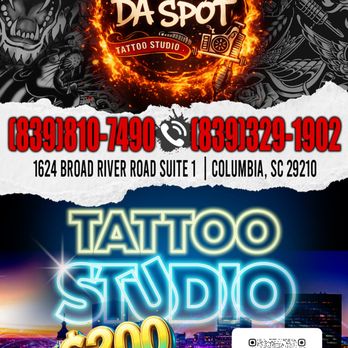 Da Spot Tattoo Studio - Tattoo Near Me - Columbia, South Carolina Da Spot Tattoo Studio - Tattoo Near Me - Columbia, South Carolina