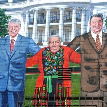 Mama Ayesha's Restaurant - Mural on side of building; mama with presidents - Middle Eastern Near Me - Washington, DC, District of Columbia Mama Ayesha's Restaurant - Mural on side of building; mama with presidents - Middle Eastern Near Me - Washington, DC, District of Columbia