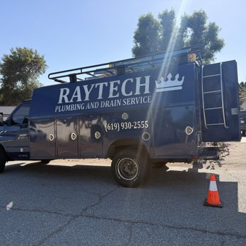 Raytech Plumbing & Drain Service - His professional truck - Plumbing Near Me - Spring Valley, California