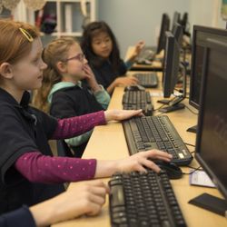 Eaton Arrowsmith Academy - Students using the computer